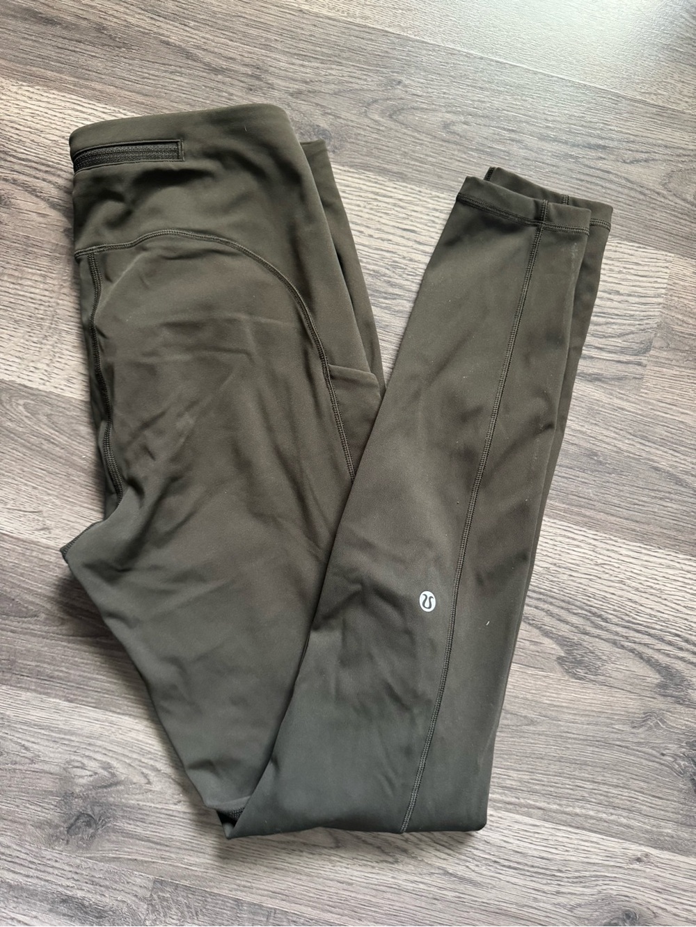 lululemon athletica Women’s Olive Green Athletic Leggings